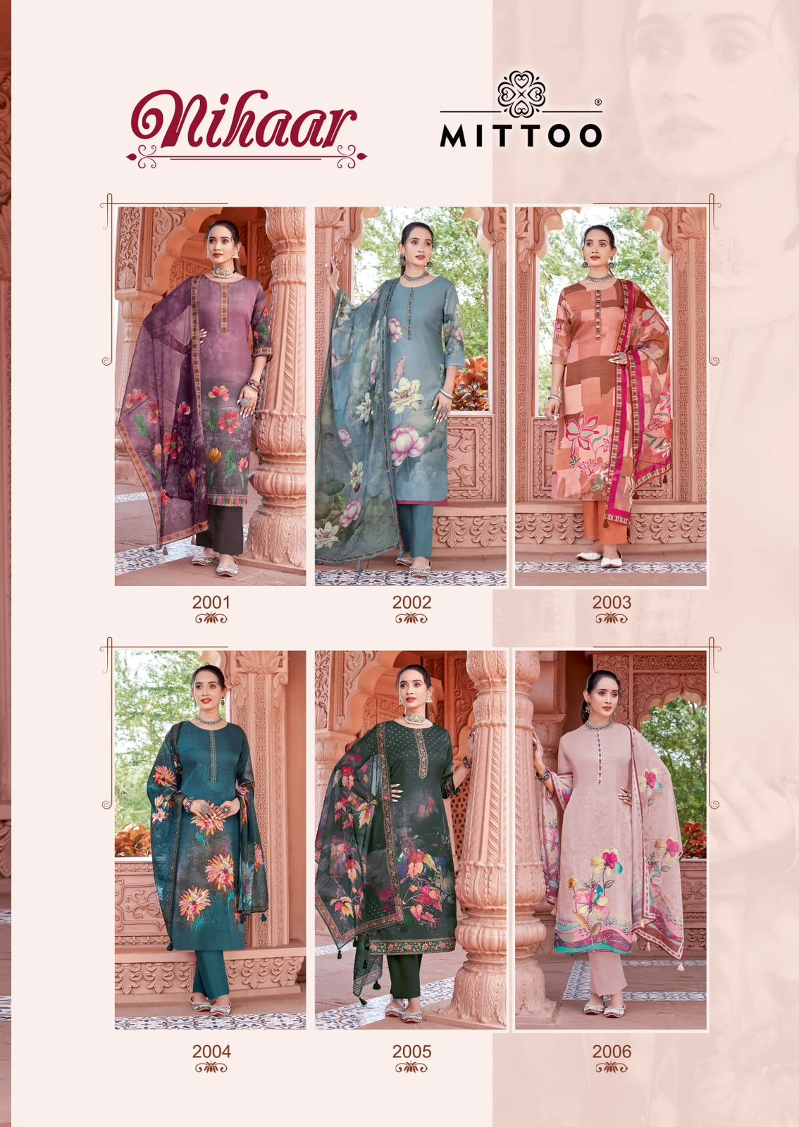 Mittoo Nihar Satin Print Wholesale Readymade Salwar Suit Catalog — Wholesale Readymade Suit, Mittoo wholesale from Surat — view 7